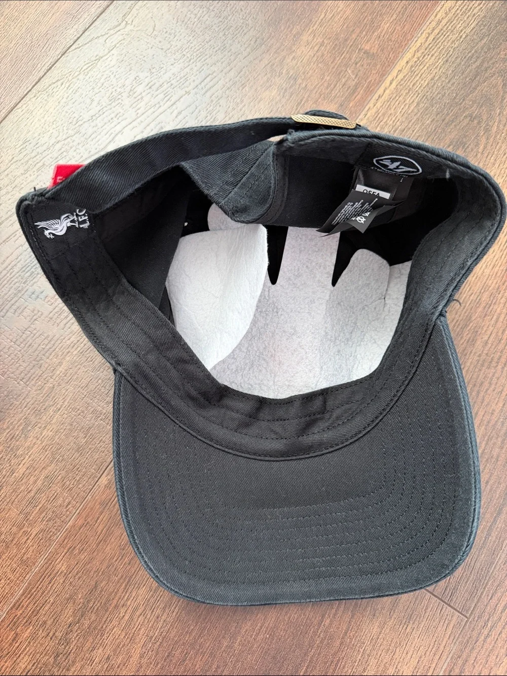 adidas Black Baseball Cap with Red LFC Embroidery